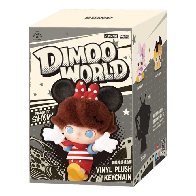 ディズニー ディムーワールド ビニールぬいぐるみペンダント 密封ケース (ブラインドボックス 1 個)