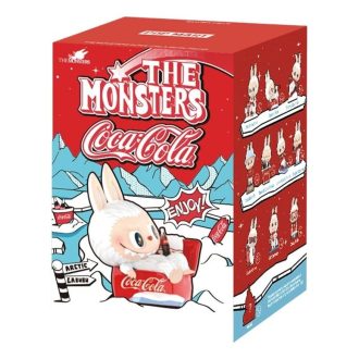 ポップマート×コカコーラ ザ・モンスターズ ラブーブ フィギュア シールケース入り（ブラインドボックス1個）