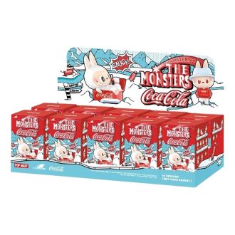 ポップマート×コカ・コーラ ザ・モンスターズ ラブーブ フィギュア シールケース（ブラインドボックス10個入り）