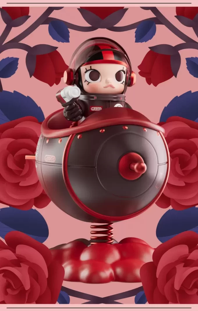 メガスペースモリー 100% ブルーミングシリーズ ローズ