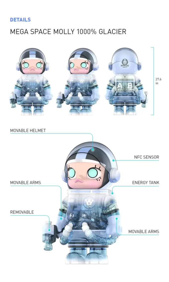 メガコレクション 1000% スペースモリー グレイシャー