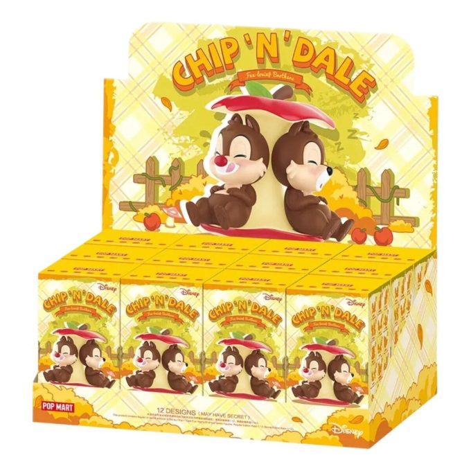 ディズニー チップ＆デール ファン・ラビング・ブラザーズシリーズ フィギュア 密封ケース入り (ブラインドボックス 12 個入り)