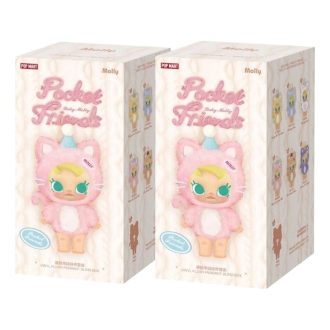 ベビーモリー ポケットフレンズ ビニールぬいぐるみペンダント 密封ケース (ブラインドボックス2個)