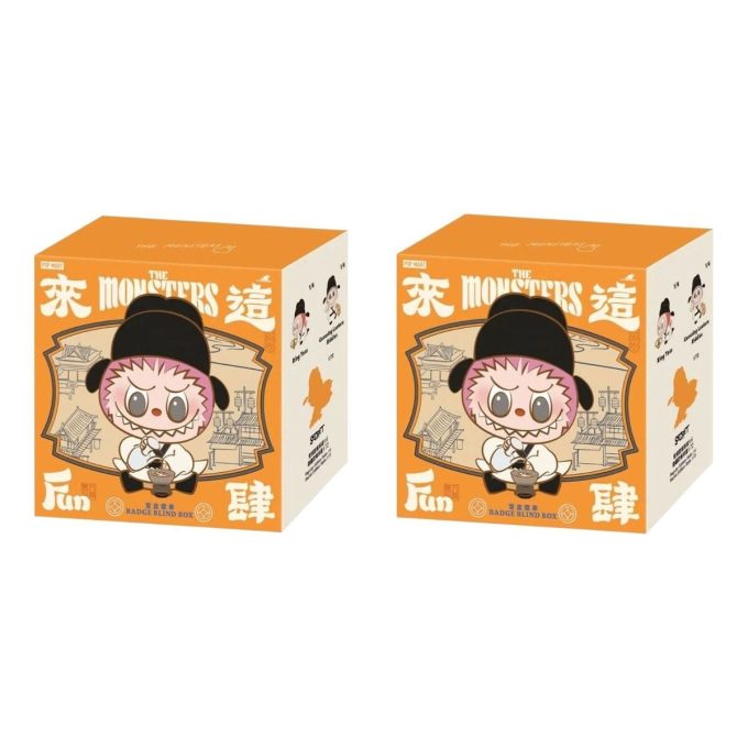 ラブブ 一緒に楽しもう！バッジ シールケース（ブラインドボックス2個入り）
