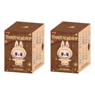ラブブ ザ モンスターズ ティンバーワークショップ ブランコで遊ぶペンダント ポップランド限定 密封ケース入り (ブラインドボックス2個入り)