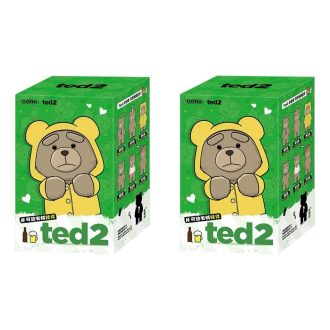 テッド2 テディベア アクションぬいぐるみペンダント 密封ケース (ブラインドボックス2個)
