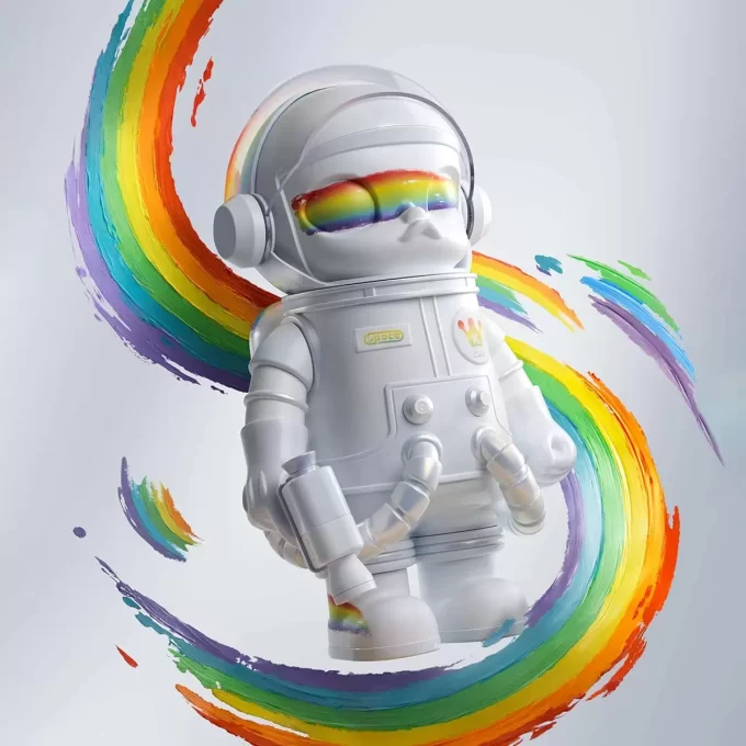 メガスペースモリー 400% レインボー