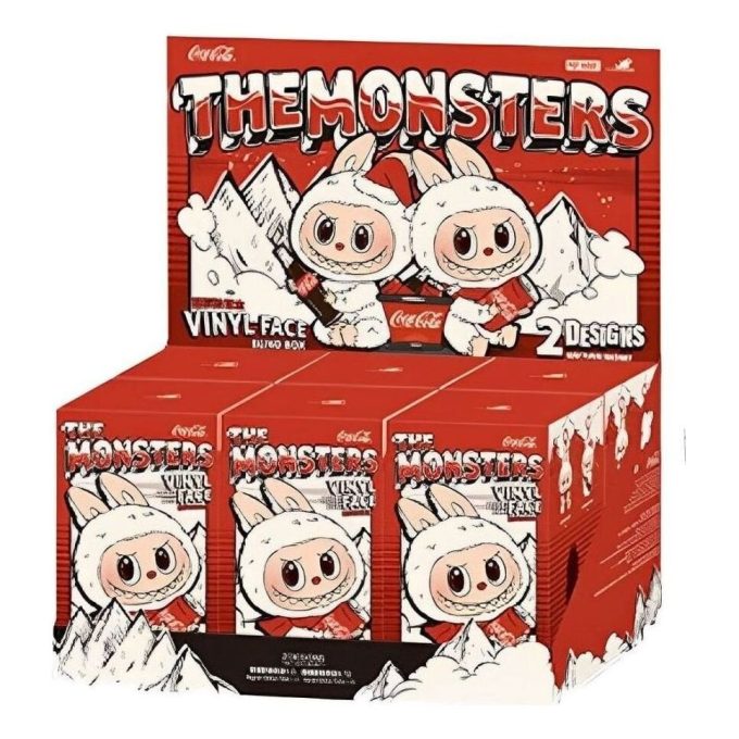 ポップマート×コカ・コーラ ザ・モンスターズ ラブブ シールケース（ブラインドボックス6個入り）