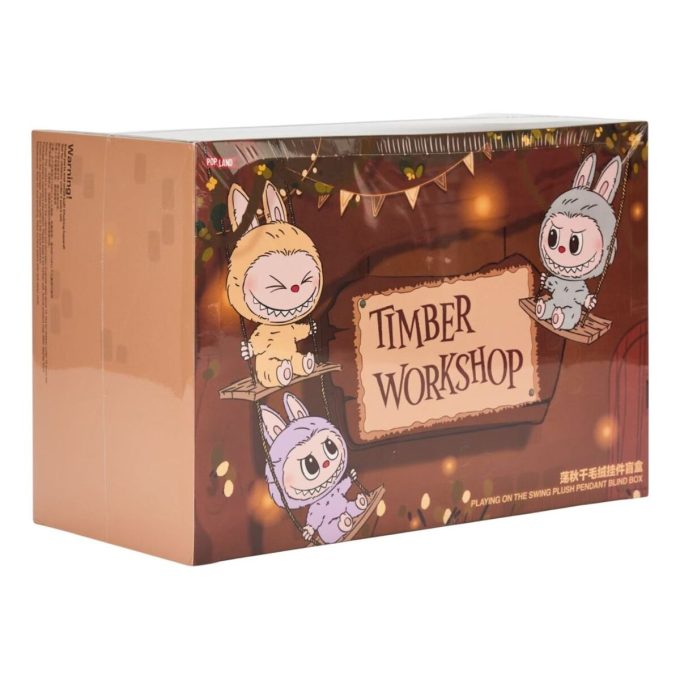 ラブブ ザ モンスターズ ティンバーワークショップ ブランコで遊ぶペンダント ポップランド限定 密封ケース入り (ブラインドボックス 6 個入り)