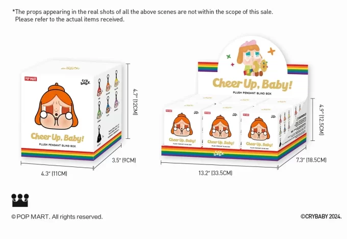泣き虫ちゃん CHEER UP, BABY! シリーズ ぬいぐるみペンダント ブラインドボックス