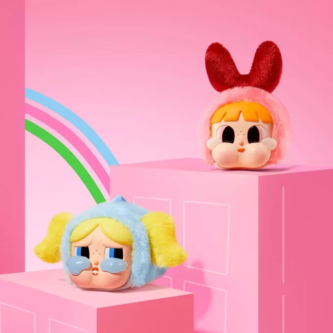 CRYBABY × パワパフガールズシリーズ ビニールフェイスぬいぐるみ ブラインドボックス