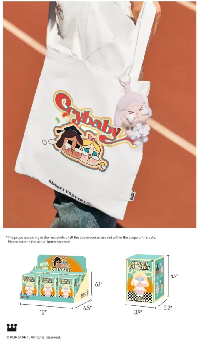 CRYBABY サンセットコンサートシリーズ ぬいぐるみペンダント ブラインドボックス