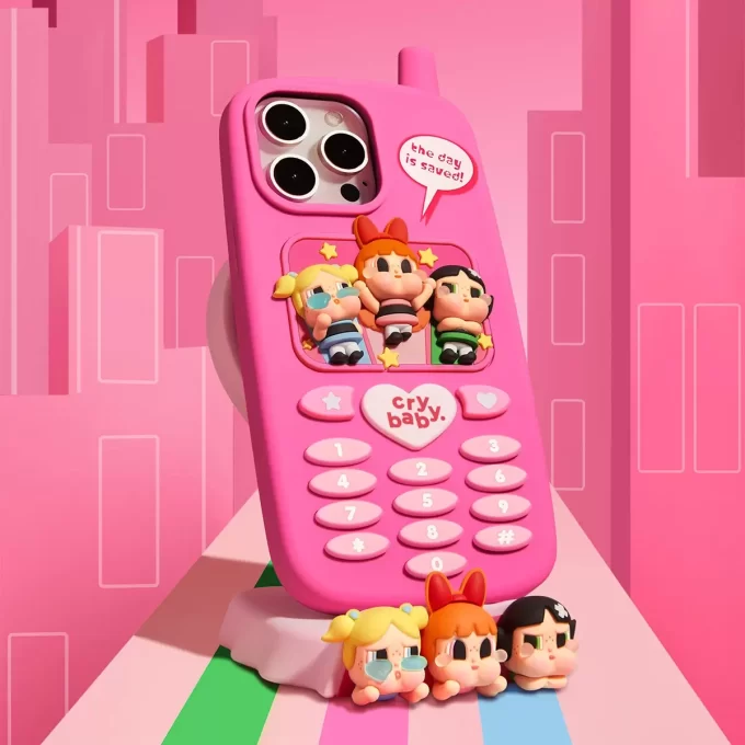 CRYBABY × パワパフガールズシリーズ 携帯電話ホルダー