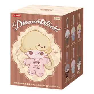 Dimoo クラッシュ・オン・コーヒー ぬいぐるみキーチェーン 密封ケース (ブラインドボックス 1 個)