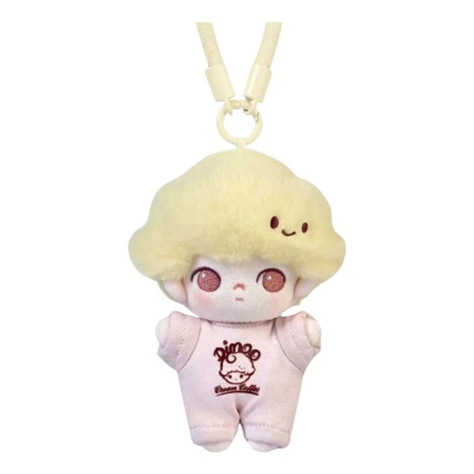Dimoo クラッシュ・オン・コーヒー ぬいぐるみキーチェーン「キャラメルコーヒー」