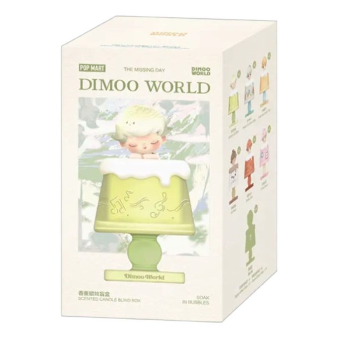 Dimoo The Missing Day シリーズ 香り付きキャンドル 密封ケース (ブラインドボックス 1 個)