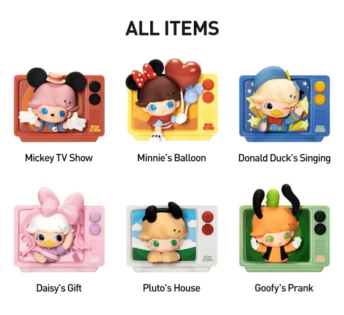 DIMOO WORLD × DISNEYシリーズ – 冷蔵庫マグネット ブラインドボックス