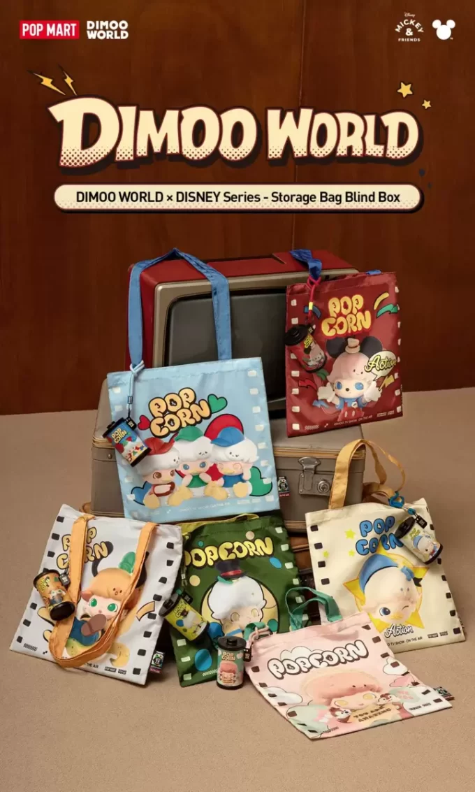 DIMOO WORLD × DISNEY シリーズ – 収納バッグ ブラインドボックス