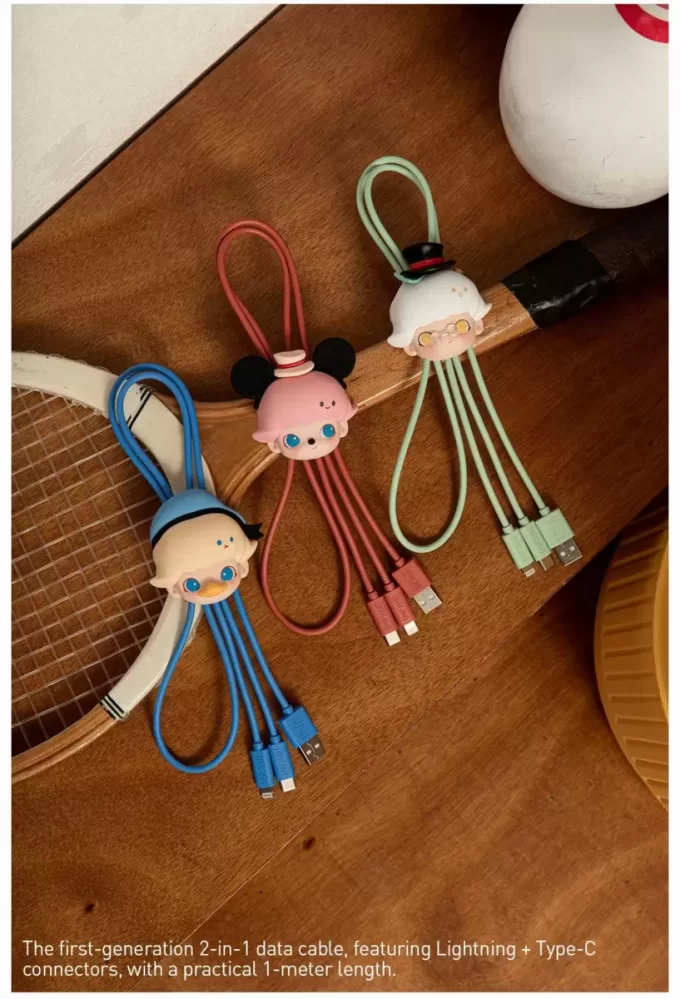 DIMOO WORLD × DISNEY シリーズ 2 in 1 ケーブルブラインドボックス