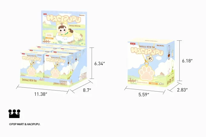 HACIPUPU 寄り添うシリーズ ぬいぐるみバッグ ブラインドボックス
