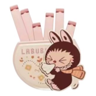ポンポンパーティーコレクション マグネット式シーリングクリップ「Labubu」