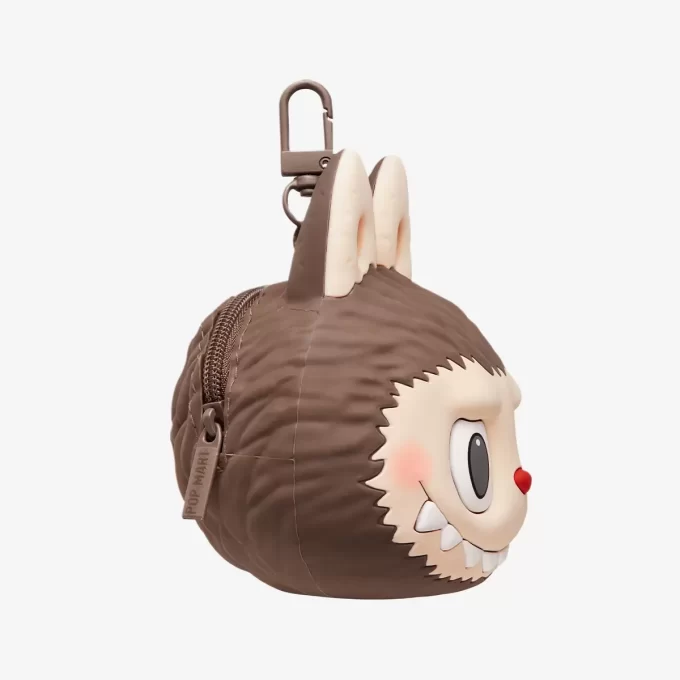 LABUBU オリジナルス ブラウン シリコンイヤホンバッグ
