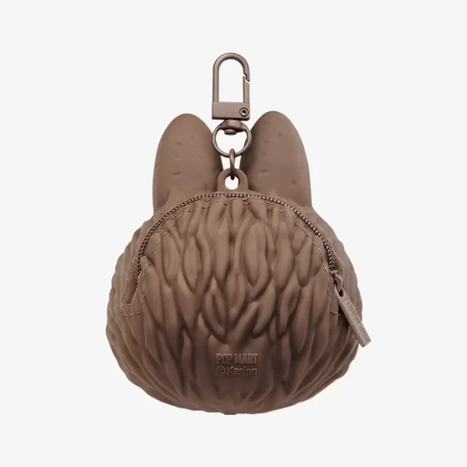 LABUBU オリジナルス ブラウン シリコンイヤホンバッグ