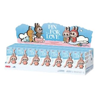 Labubu ラブピン ぬいぐるみペンダント ブラインドボックス (N-Z) (14 個のブラインドボックス)