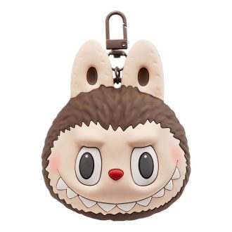 Labubu Originals ブラウン シリコンイヤホンバッグ