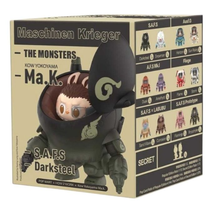 ポップマート×横山宏 MA.K.ザ・モンスターズ ラブブ シールケース（ブラインドボックス1個入り）