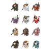 ポップマート×横山宏 MA.K.ザ・モンスターズ ラブブ シールケース（12個入りブラインドボックス）