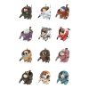 ポップマート×横山宏 MA.K.ザ・モンスターズ ラブブ シールケース（12個入りブラインドボックス）
