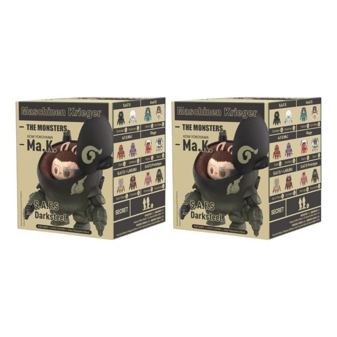 ポップマート×横山宏 MA.K.ザ・モンスターズ ラブブゥ シールドケース（ブラインドボックス2個入り）