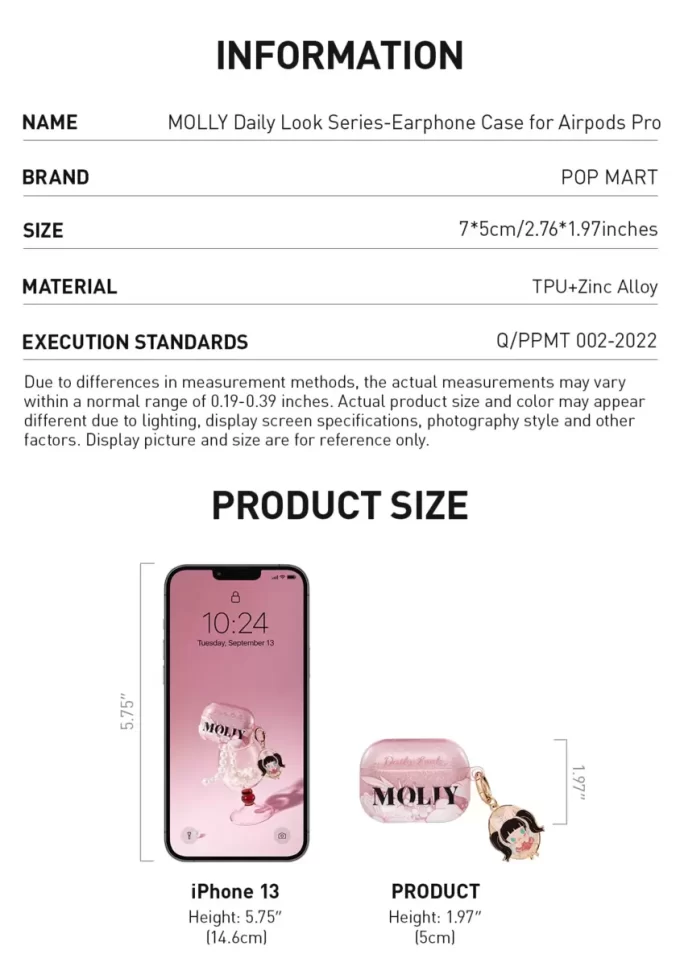 MOLLY デイリールックシリーズ – Airpods Pro用イヤホンケース