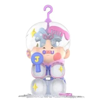 手をつないで歩くフィギュア「春への旅」
