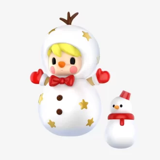 スイートビーン雪だるまの置物