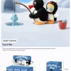 ベビーモリー×ピングー ハッピーフィッシングシリーズ ビニールぬいぐるみペンダント ブラインドボックス