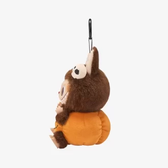 ハッピーハロウィンパーティーシリーズ – 座っているカボチャのビニールぬいぐるみペンダント