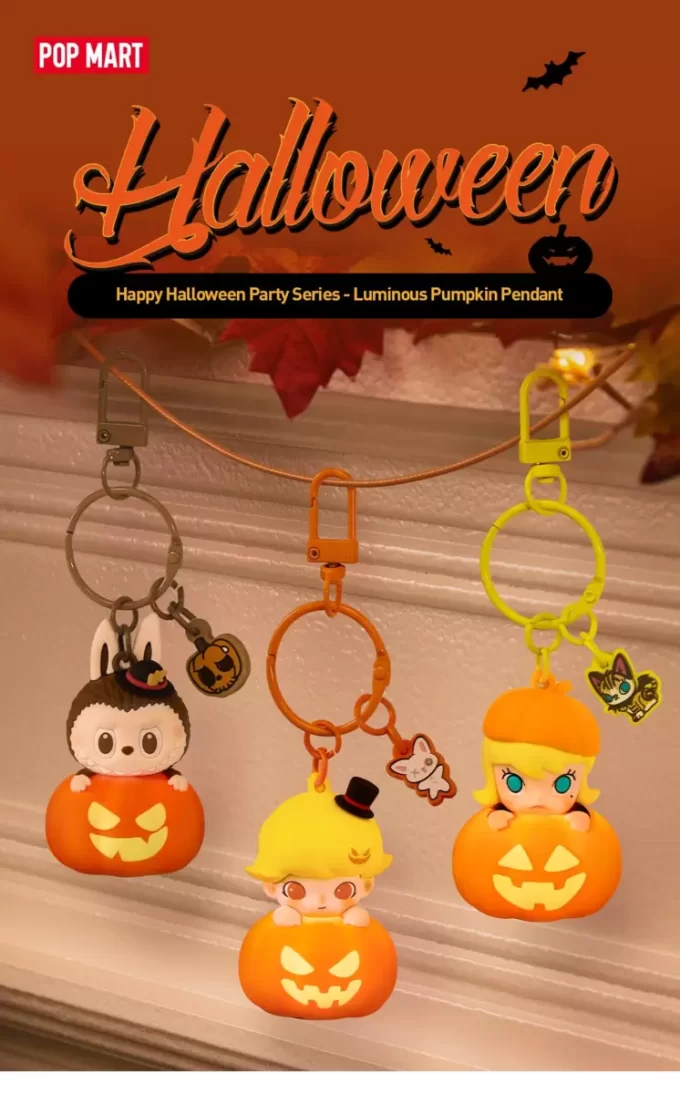 ハッピーハロウィンパーティーシリーズ – 光るパンプキンペンダント