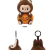 ハッピーハロウィンパーティーシリーズ – 座っているカボチャのビニールぬいぐるみペンダント
