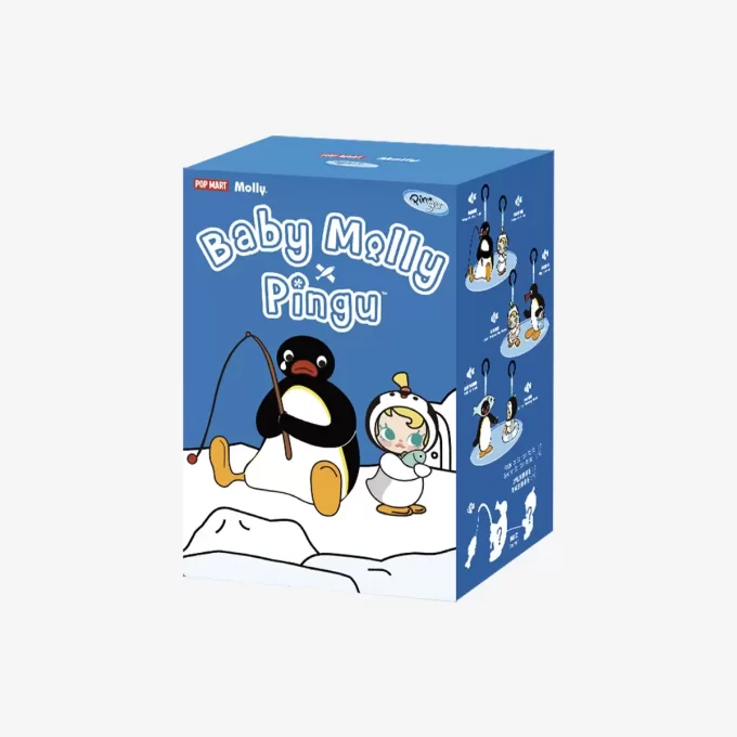ベビーモリー×ピングー ハッピーフィッシングシリーズ ビニールぬいぐるみペンダント ブラインドボックス
