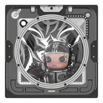 Pop Mart x CLOT メガスペース モリー ブラック アリエングラ シングル ステレオスコピック ピクチャー