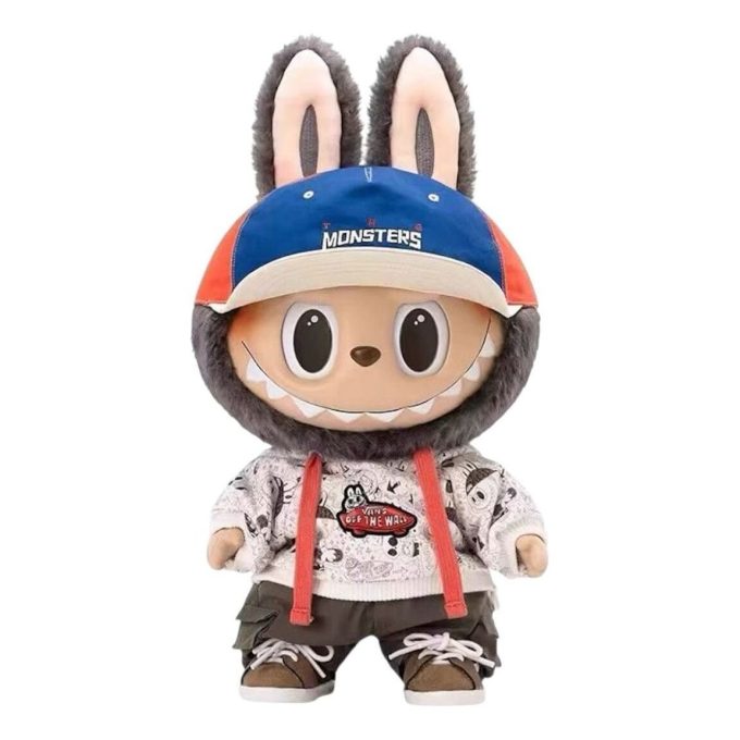 Pop Mart x Vans Oldskool ザ モンスターズ ラブブ 4.0 モンスターズ フォーエバー ビニール ぬいぐるみ