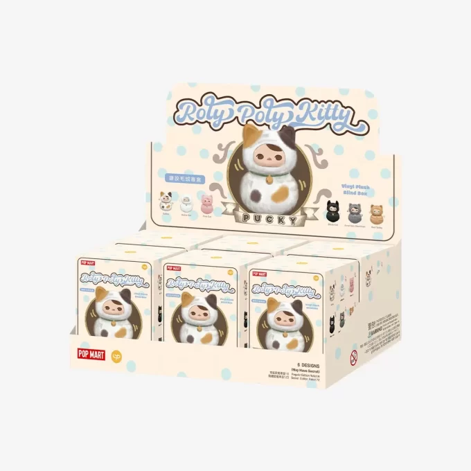 PUCKY ごろごろネコシリーズ ビニールぬいぐるみ ブラインドボックス