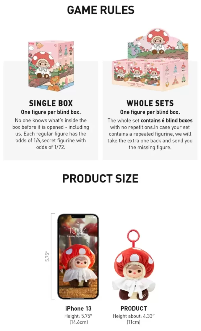 PUCKY フォレストパーティーシリーズ ビニールぬいぐるみペンダント ブラインドボックス