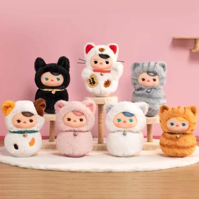 PUCKY ごろごろネコシリーズ ビニールぬいぐるみ ブラインドボックス