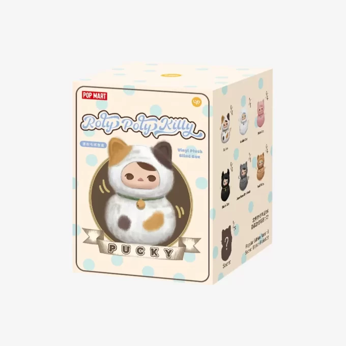 PUCKY ごろごろネコシリーズ ビニールぬいぐるみ ブラインドボックス
