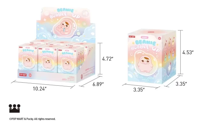 PUCKY BEANIE バブルアップシリーズ ぬいぐるみペンダント ブラインドボックス