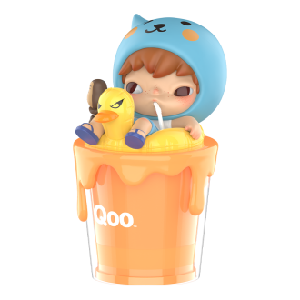 ヒロノ×Qoo ドリンクフィニッシュで顔がピンクに変身フィギュア