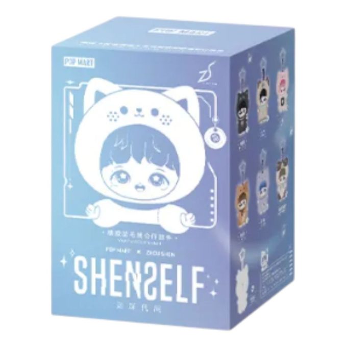 周神 Shenself ビニール製ぬいぐるみペンダント 密封ケース入り (ブラインドボックス 1 個)